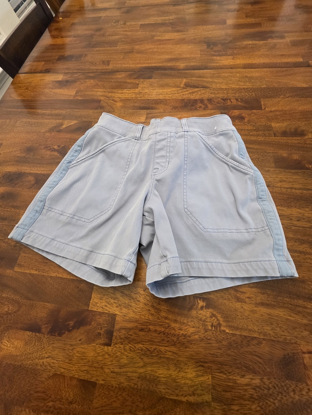 Spanx Light Blue Casual Shorts Stretchy Medium Sku65